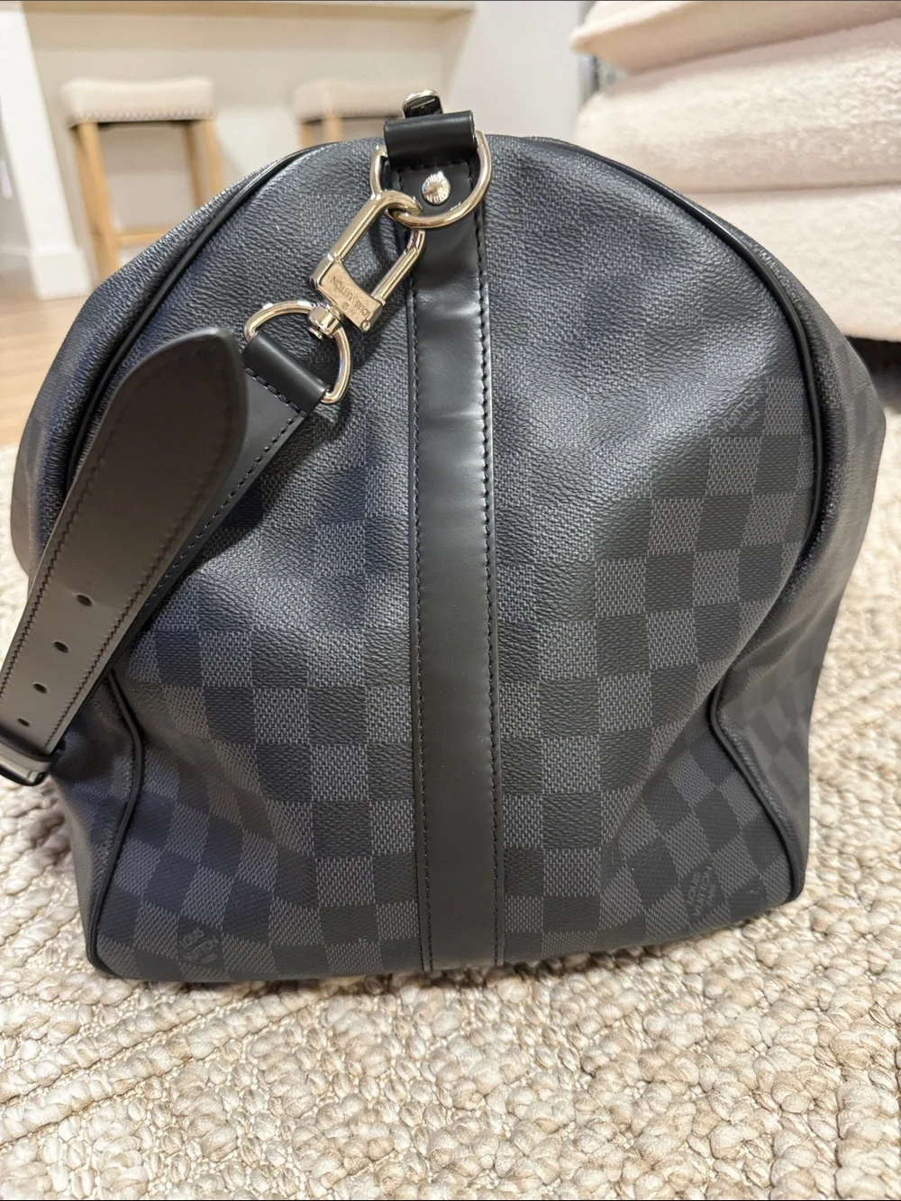 Louis Vuitton Keepall 55 Damier Graphite